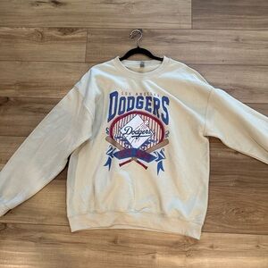 Nike Cream Dodgers Graphic Crewneck